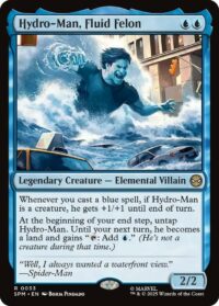 Hydro-Man, Fluid Felon (Foil) - #33 - Rare - Inglés