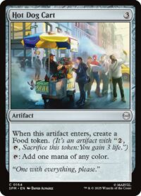 Hot Dog Cart (Foil) - #164 - Common - Inglés