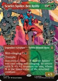 Scarlet Spider, Ben Reilly (Borderless) - #214 - Rare - Inglés