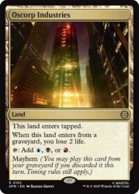 Oscorp Industries (Foil) - #182 - Rare - Inglés