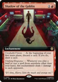 Shadow of the Goblin (Extended Art) (Foil) - #262 - Rare - Inglés
