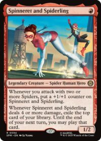 Spinneret and Spiderling (Foil) - #94 - Rare - Inglés