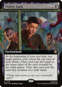 Parker Luck (Extended Art) (Foil) - #258 - Rare - Inglés