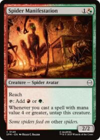 Spider Manifestation (Foil) - #148 - Common - Inglés