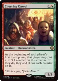 Cheering Crowd (Foil) - #126 - Rare - Inglés