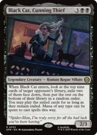 Black Cat, Cunning Thief (Foil) - #52 - Rare - Inglés