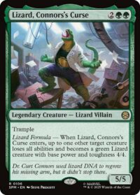 Lizard, Connors's Curse (Foil) - #106 - Rare - Inglés