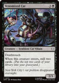 Venomized Cat (Foil) - #72 - Common - Inglés