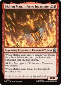 Molten Man, Inferno Incarnate (Foil) - #84 - Uncommon - Inglés