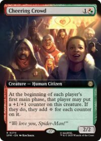 Cheering Crowd (Extended Art) (Foil) - #270 - Rare - Inglés
