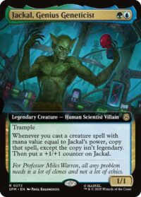 Jackal, Genius Geneticist (Extended Art) - #272 - Rare - Inglés