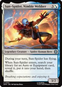 Sun-Spider, Nimble Webber (Foil) - #154 - Uncommon - Inglés