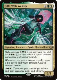 Silk, Web Weaver (Foil) - #145 - Rare - Inglés