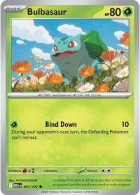 Bulbasaur - 001/132 - Common Reverse Holo - Inglés