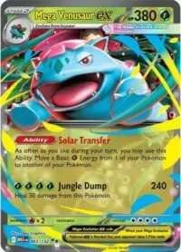 Mega Venusaur ex - 003/132 - Double Rare - Inglés