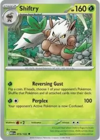 Shiftry - 015/132 - Uncommon Reverse Holo - Inglés