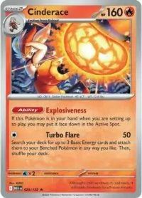 Cinderace - 028/132 - Rare Reverse Holo - Inglés