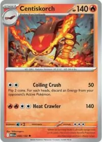 Centiskorch - 030/132 - Uncommon Reverse Holo - Inglés