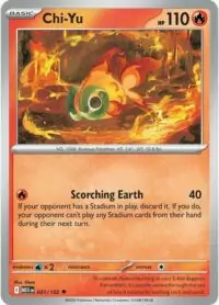 Chi-Yu - 031/132 - Uncommon Reverse Holo - Inglés