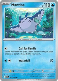 Mantine - 032/132 - Common Reverse Holo - Inglés