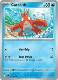 Corphish - 033/132 - Common Reverse Holo - Inglés