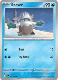 Snover - 035/132 - Common Reverse Holo - Inglés