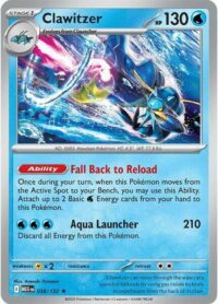 Clawitzer - 038/132 - Rare Reverse Holo - Inglés