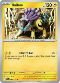 Raikou - 048/132 - Rare - Inglés