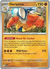 Hariyama - 073/132 - Rare Reverse Holo - Inglés