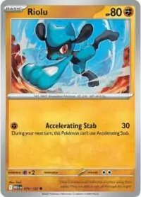 Riolu - 076/132 - Common Reverse Holo - Inglés