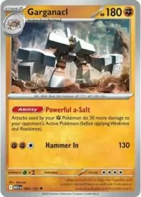 Garganacl - 084/132 - Uncommon Reverse Holo - Inglés
