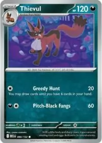 Thievul - 090/132 - Common Reverse Holo - Inglés