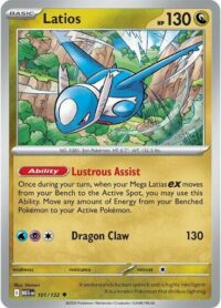 Latios - 101/132 - Uncommon Reverse Holo - Inglés