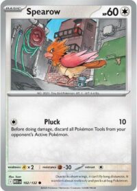 Spearow  - 102/132 - Common Reverse Holo - Inglés