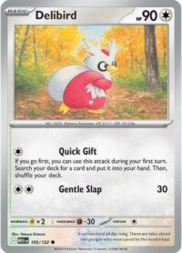 Delibird - 105/132 - Common - Inglés