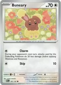 Buneary - 107/132 - Common Reverse Holo - Inglés