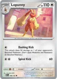 Lopunny - 108/132 - Common Reverse Holo - Inglés