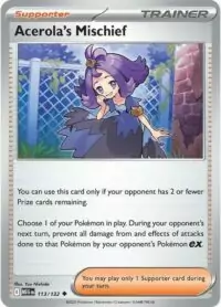 Acerola's Mischief - 113/132 - Uncommon - Inglés