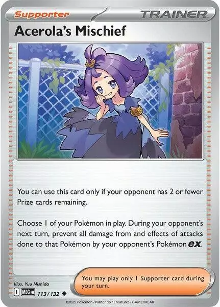 Acerola's Mischief - 113/132 - Uncommon Reverse Holo - Inglés