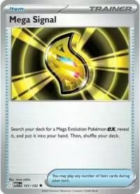 Mega Signal - 121/132 - Uncommon Reverse Holo - Inglés