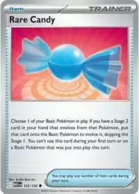 Rare Reverse Holo Candy - 125/132 - Common - Inglés