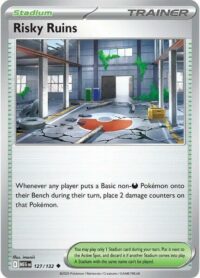 Risky Ruins - 127/132 - Uncommon Reverse Holo - Inglés
