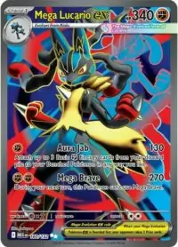 Mega Lucario ex - 160/132 - Ultra Rare - Inglés