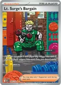 Lt. Surge's Bargain - 185/132 - Special Illustration Rare - Inglés