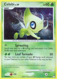 Celebi - 7/123 - Holo Rare - Inglés (Moderately Played)