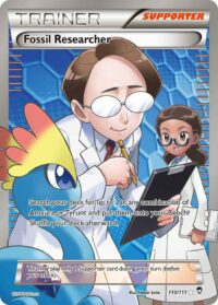 Fossil Researcher - 110/111 - Full Art Ultra Rare - Inglés