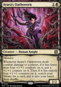 Ayara's Oathsworn (Showcase) – #61 – Rare – Inglés