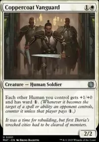 Coppercoat Vanguard (Foil) – #1 – Uncommon – Inglés