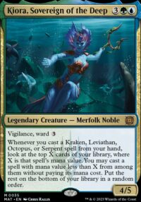 Kiora, Sovereign of the Deep – #35 – Mythic – Inglés