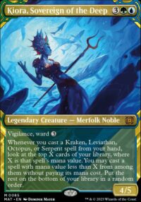 Kiora, Sovereign of the Deep (Showcase Foil) – #85 – Mythic – Inglés